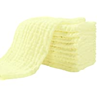 Los mejores  - YOOFOSS Muselinas Bebé Paño Muselinas 10 Pcs Manta Muselinas 4 Capas de Algodón Orgánico 100% 35x50cm